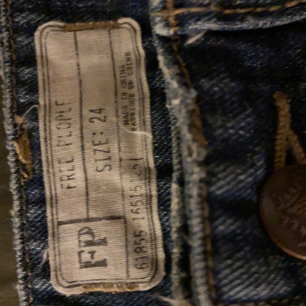 Free people jeans size 24sort